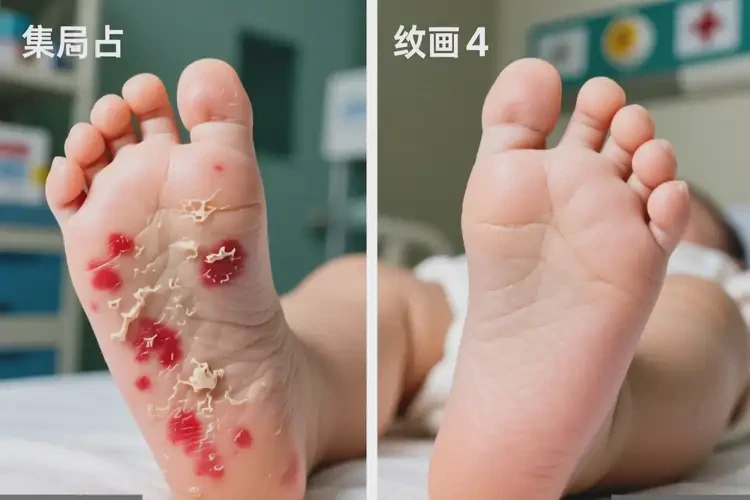 嬰兒腳上偶爾起濕疹可以治好嗎(圖3)