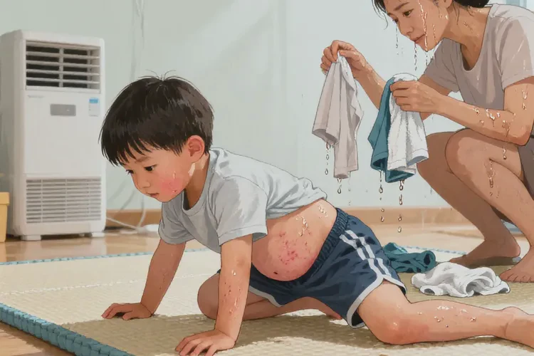 孩子肚子容易長濕疹可以治愈嗎(圖2)