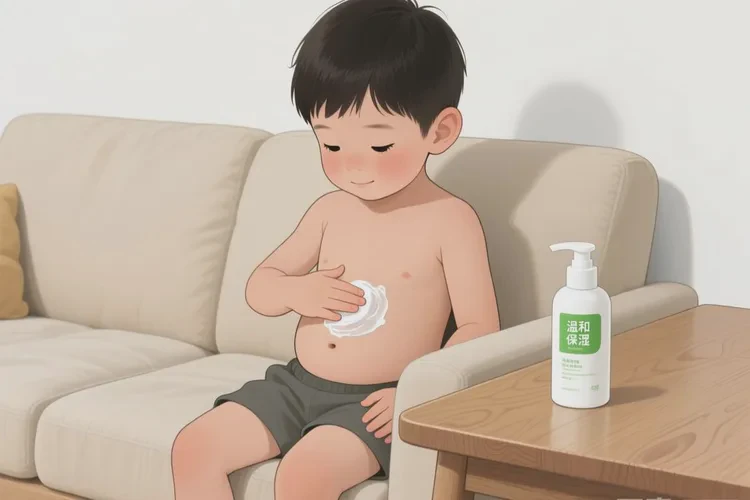 小孩肚子上偶爾起濕疹可以治愈嗎(圖1)