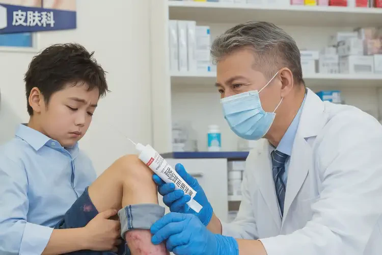 孩子小腿上出現(xiàn)濕疹可以治好嗎(圖3)