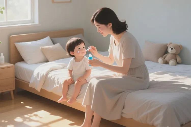 孩子肚子經(jīng)常起濕疹可以治愈嗎(圖1)