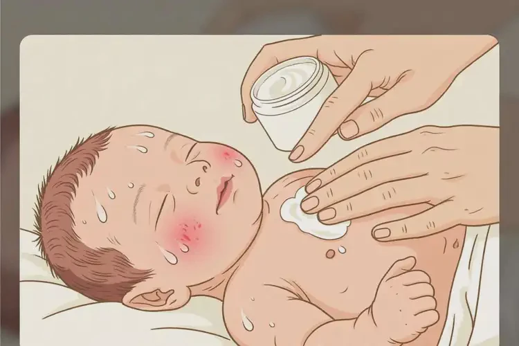 新生兒面部起濕疹可以治好嗎(圖3)