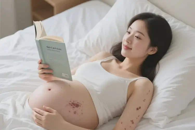 孕婦肚子上出現(xiàn)濕疹可以治好嗎(圖1)