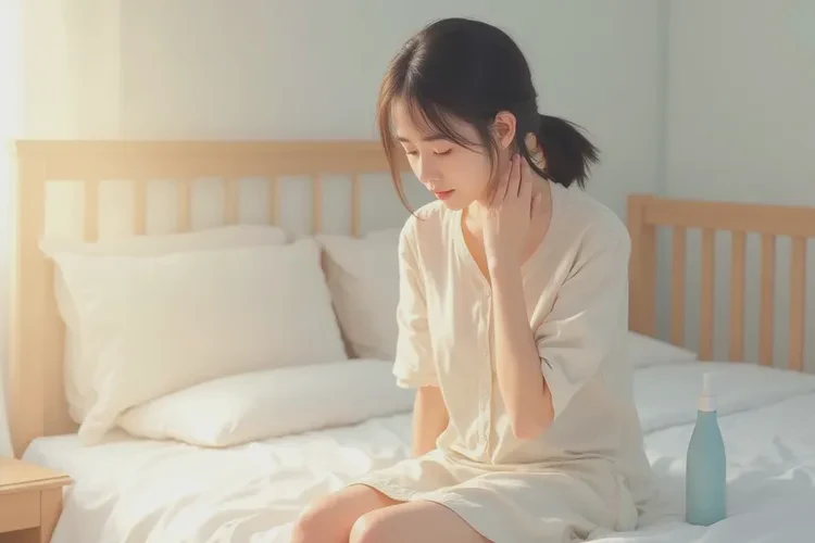 哺乳期媽媽脖子經(jīng)常起濕疹能靠自己自愈嗎(圖1)