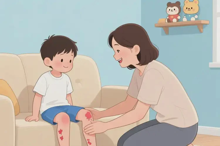 少兒小腿上容易長濕疹可以治好嗎(圖4)