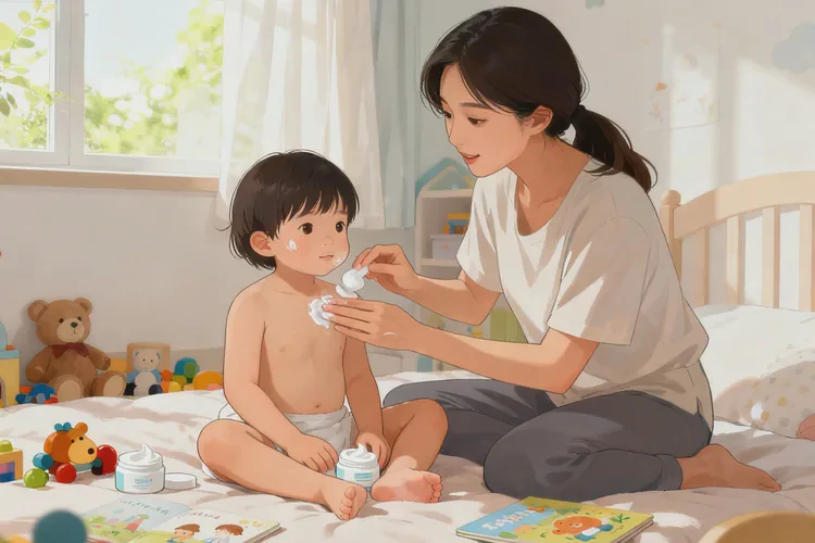 少兒小腿長濕疹可以治愈嗎(圖1)