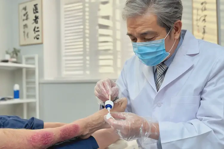 老年人小腿上出現(xiàn)濕疹可以治好嗎(圖3)