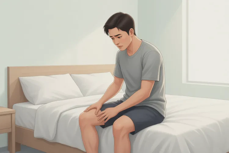 青年人大腿有濕疹能靠自己自愈嗎(圖1)