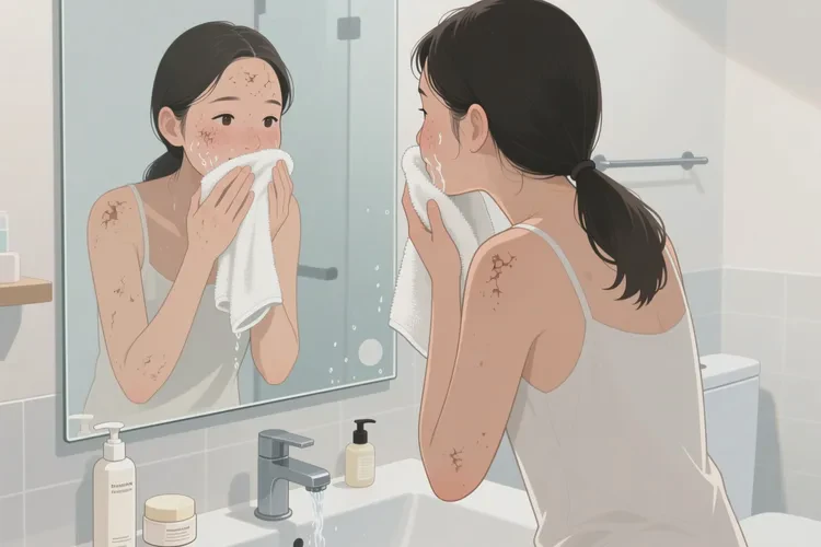 哺乳期媽媽面部起濕疹能靠自己自愈嗎(圖1)