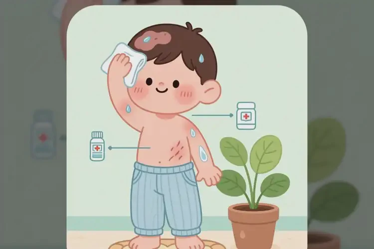 少兒身上偶爾長濕疹可以治好嗎(圖2)