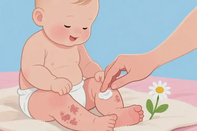 嬰幼兒小腿上長濕疹可以治好嗎(圖4)