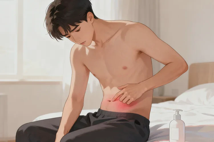 青年人肚子上經常起濕疹能靠自己自愈嗎(圖1)