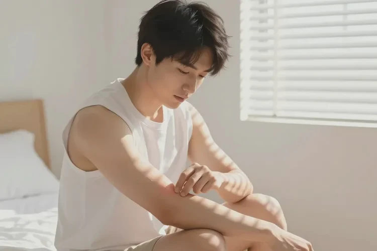 青年人全身經(jīng)常長濕疹能靠自己自愈嗎(圖1)