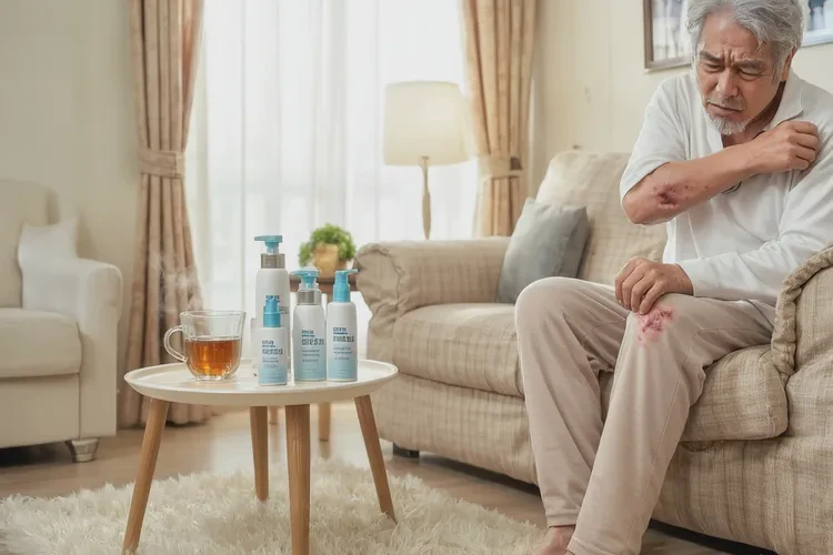 老年人身上偶尔长湿疹能靠自己自愈吗(图1)