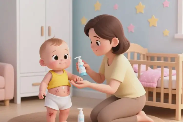 孩子肚子上容易長濕疹可以治好嗎(圖2)