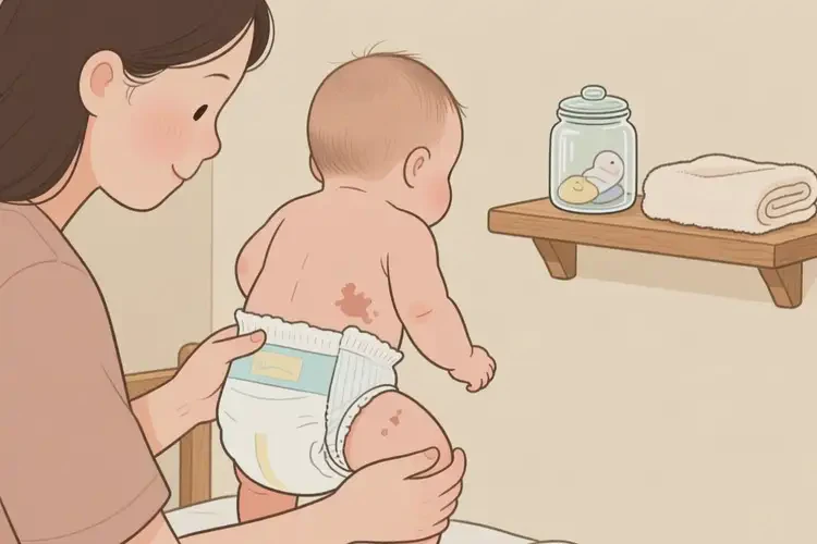 幼兒屁股容易起濕疹可以治好嗎(圖2)