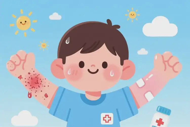 少兒四肢有濕疹可以治好嗎(圖3)