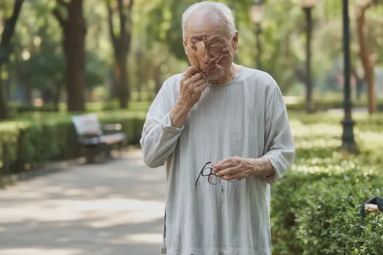 老年人脸上偶尔长湿疹能靠自己自愈吗(图2)