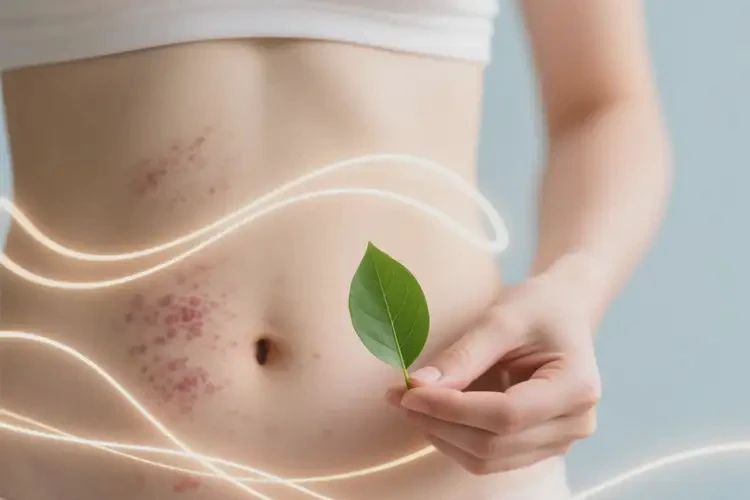 女生肚子上偶爾起濕疹可以治好嗎(圖2)