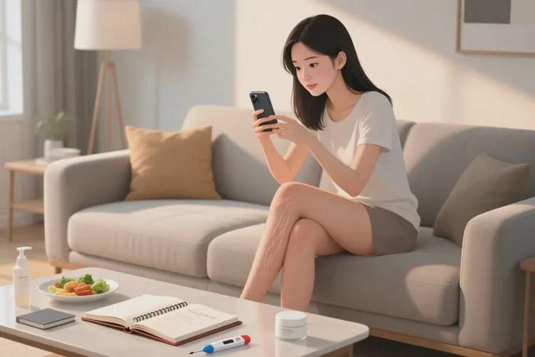 哺乳期媽媽大腿上偶爾起濕疹能靠自己自愈嗎(圖4)