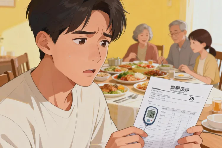28歲晚餐血糖29.7是怎么回事(圖1)