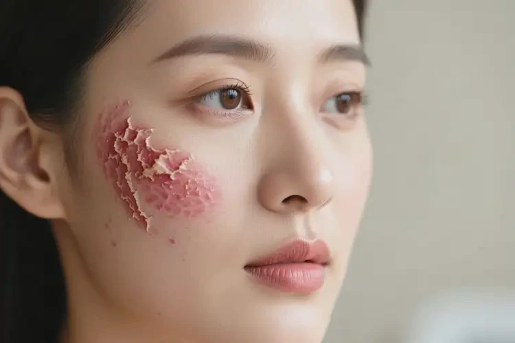 女人面部出濕疹可不可以根治(圖2)