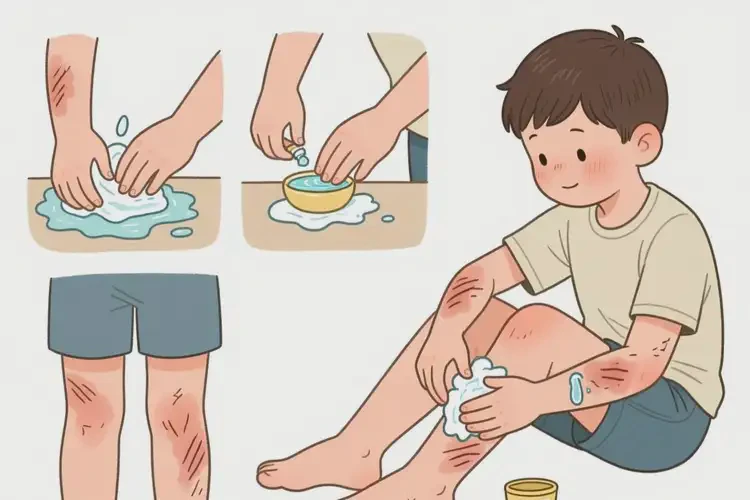 男生四肢出濕疹可以治好嗎(圖3)