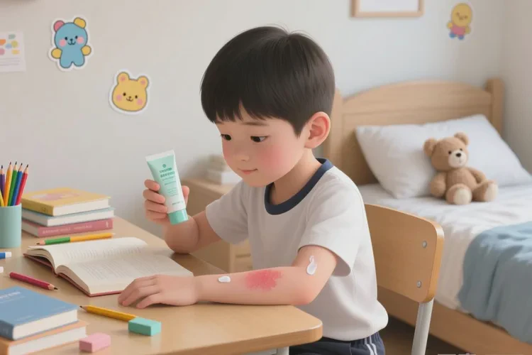 小學(xué)生手臂上出濕疹能靠自己自愈嗎(圖1)
