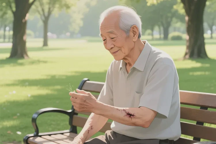 老年人手臂有湿疹能靠自己自愈吗(图2)