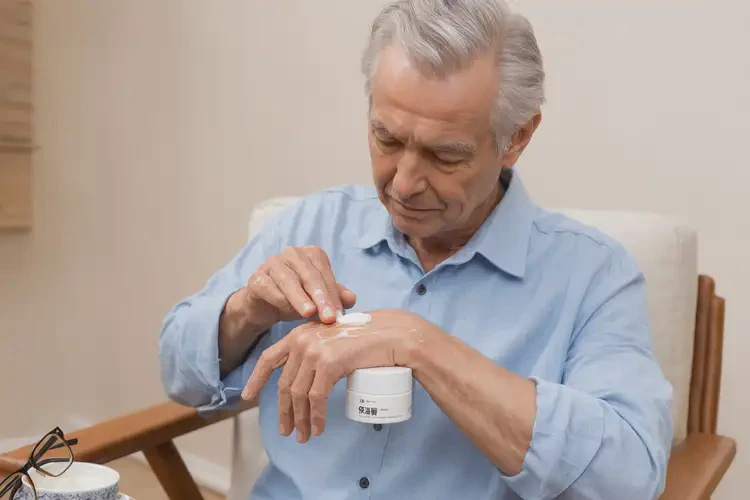 老人臉上偶爾長濕疹可以治好嗎(圖2)