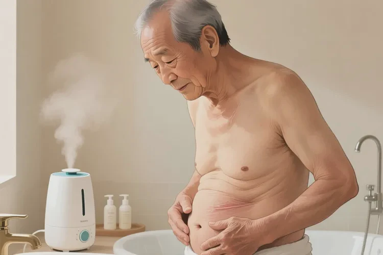 老年人肚子起濕疹能靠自己自愈嗎(圖2)