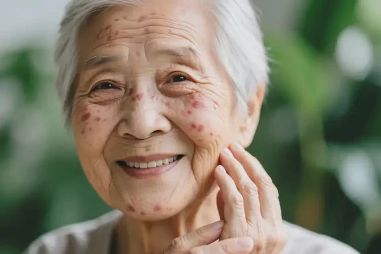 老人臉上出現(xiàn)濕疹可以治好嗎(圖4)