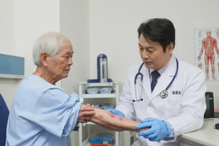 老人手臂长湿疹可以治好吗(图4)