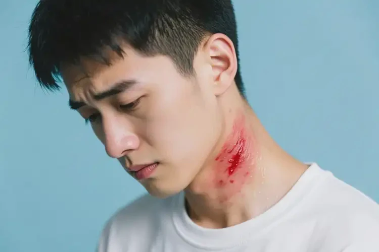 大學生脖子上出濕疹可不可以根治(圖1)