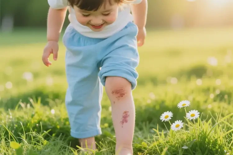 孩子小腿上有濕疹可以治好嗎(圖2)