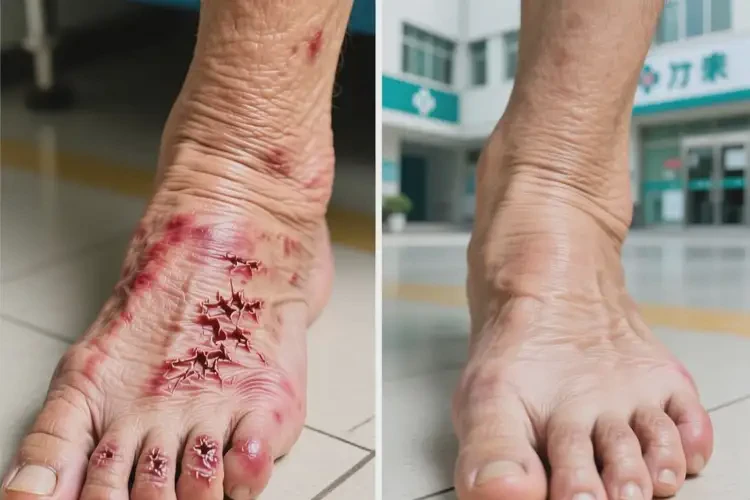 老人脚上有湿疹可以治好吗(图2)