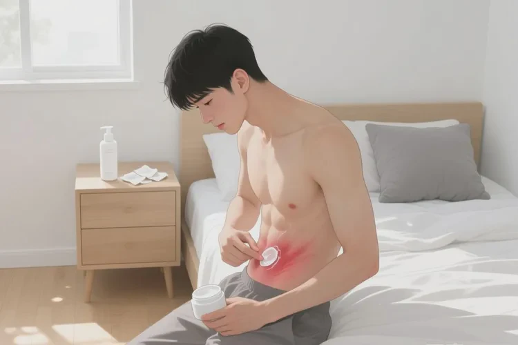 青年人肚子容易長(zhǎng)濕疹能靠自己自愈嗎(圖1)