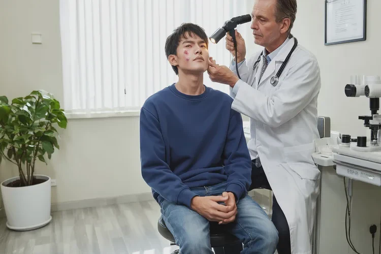 青年人面部出現(xiàn)濕疹能靠自己自愈嗎(圖3)