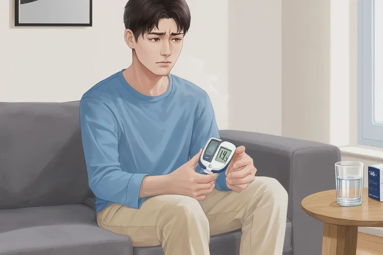 28歲晚餐血糖14.8是怎么回事(圖2)