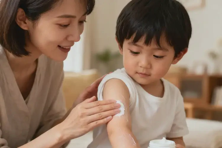 小孩手臂長濕疹可以治好嗎(圖4)