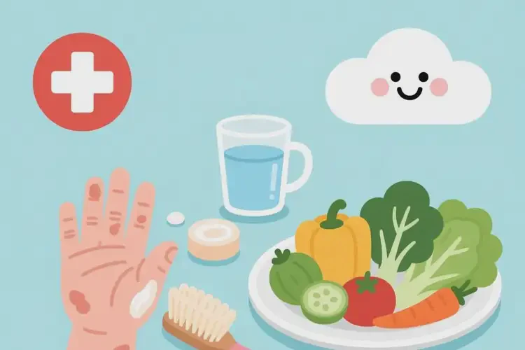 孩子肚子長(zhǎng)濕疹可以治好嗎(圖1)