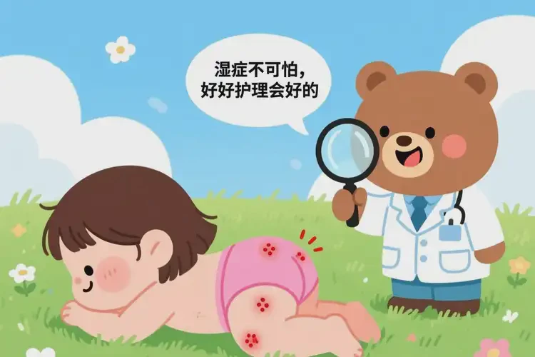 儿童屁股偶尔起湿疹可以治好吗(图3)