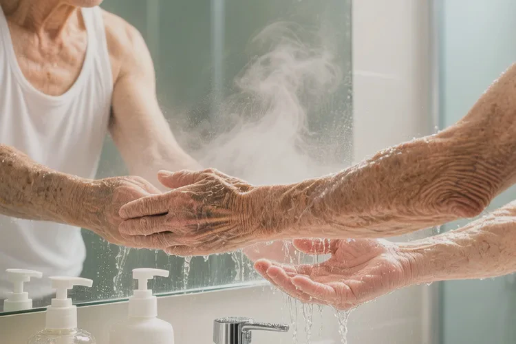 高齡老人身上偶爾長(zhǎng)濕疹能靠自己自愈嗎(圖2)