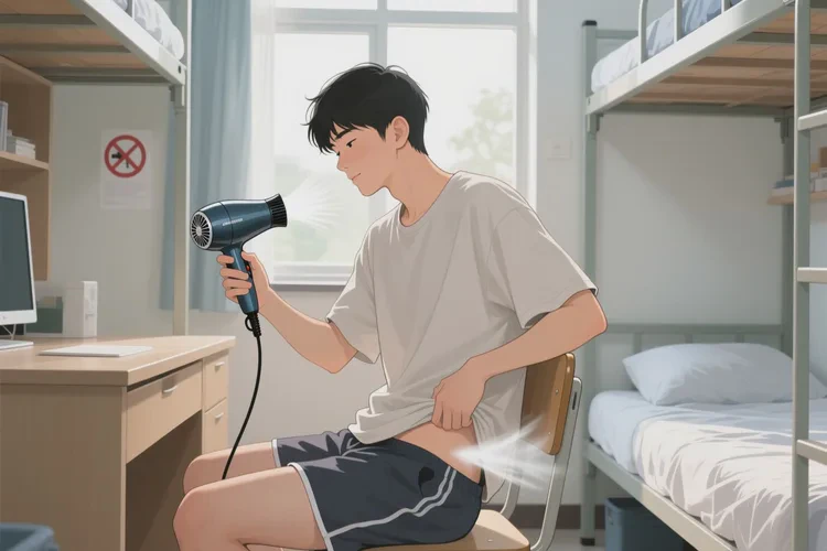 大學(xué)生屁股上長(zhǎng)濕疹能靠自己自愈嗎(圖1)