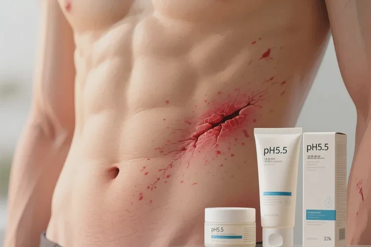 男人肚子上出濕疹能靠自己自愈嗎(圖2)