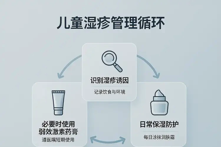 孩子肚子偶爾長濕疹可以治好嗎(圖1)