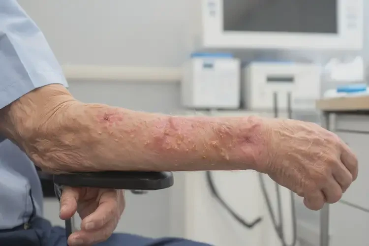 老人四肢有濕疹可以治好嗎(圖4)