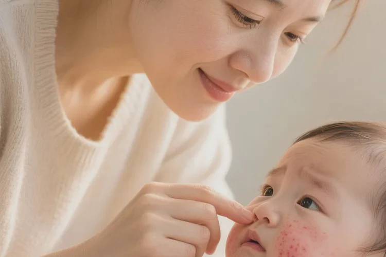 小孩面部有濕疹可以治愈嗎(圖4)