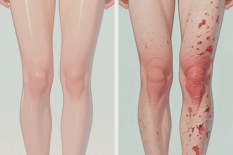 青年人小腿出現(xiàn)濕疹能靠自己自愈嗎(圖2)