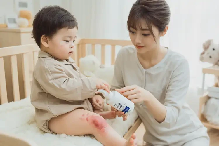 寶寶大腿出濕疹可以治好嗎(圖2)